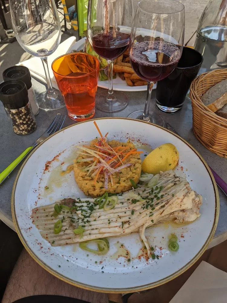 Aile de Raie Et Risotto de Lentilles Corail
